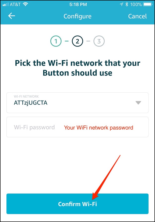Aws iot wifi network password